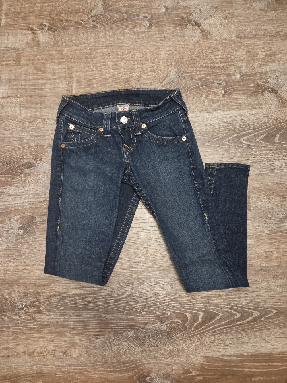 True Religion Dark Wash Skinny Jeans Size 27